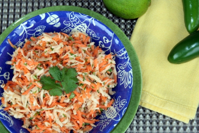 Carrot Jicama Slaw with Chipotle Lime Dressing 2015